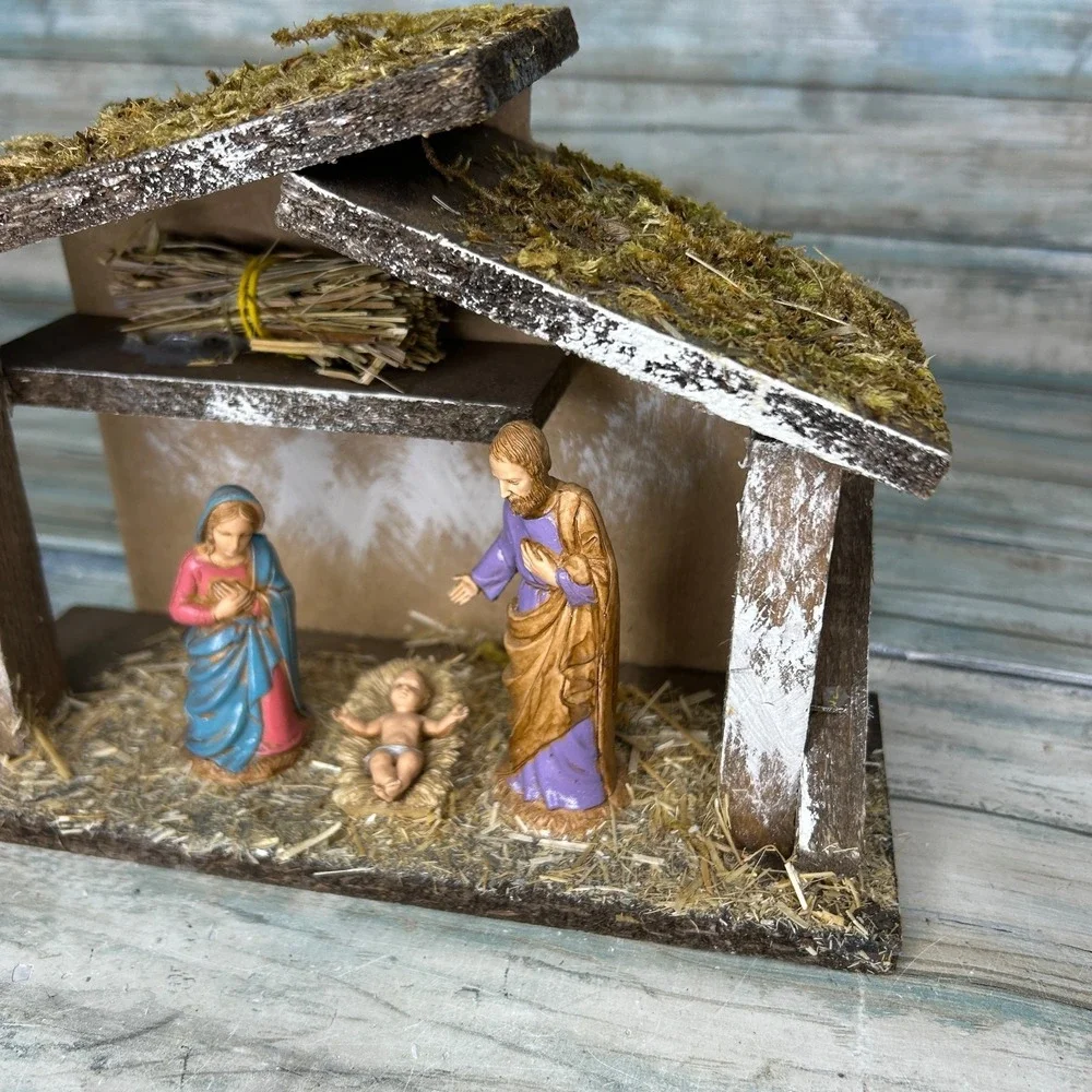 Collezione Moranduzzo Nativity Scene Made in Italy Vintage Christmas